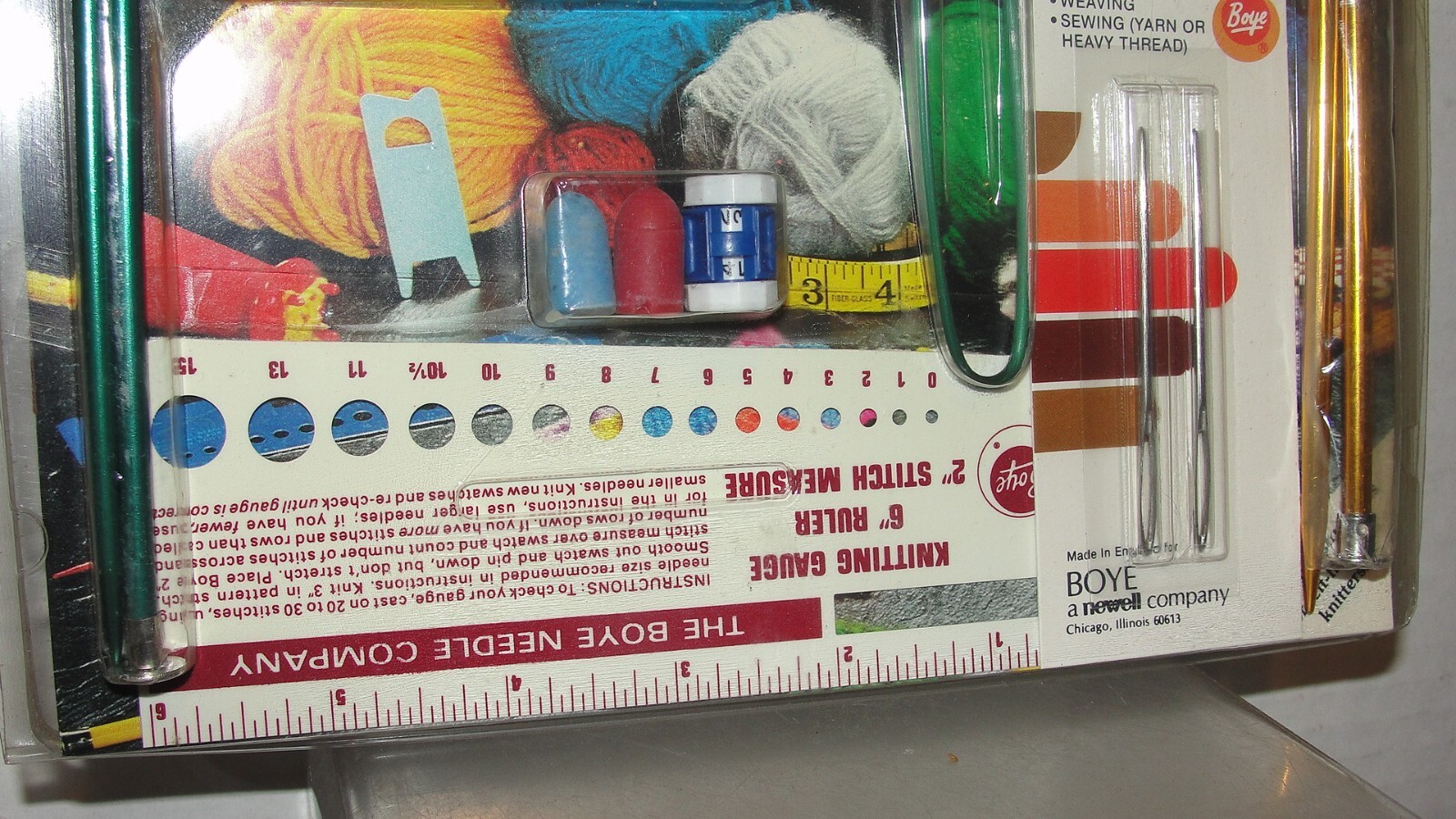 BOYE #6398 "LETS GET STARTED" KNIT KIT