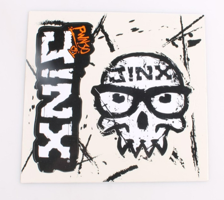PWN3D by JINX Vintage Sticker Black White Orange NEW Deadstock