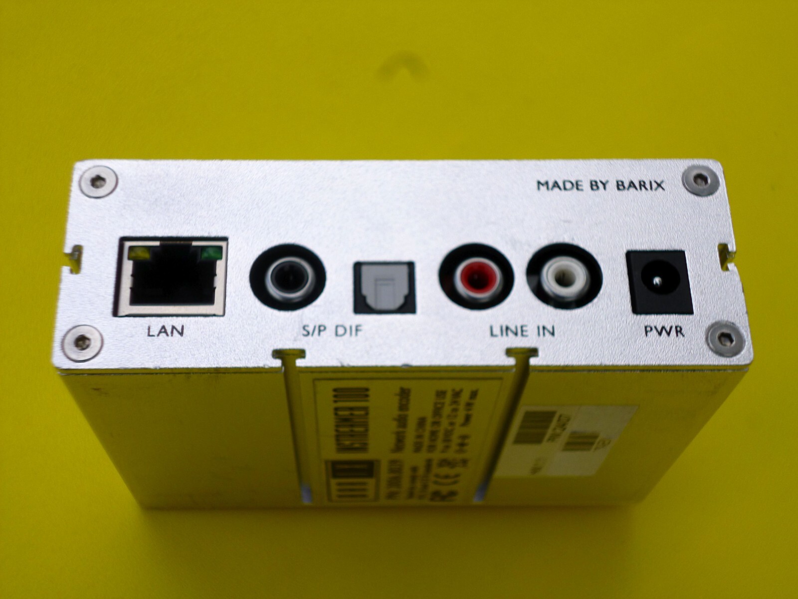 Barix Instreamer 100 - Network Audio Encoder