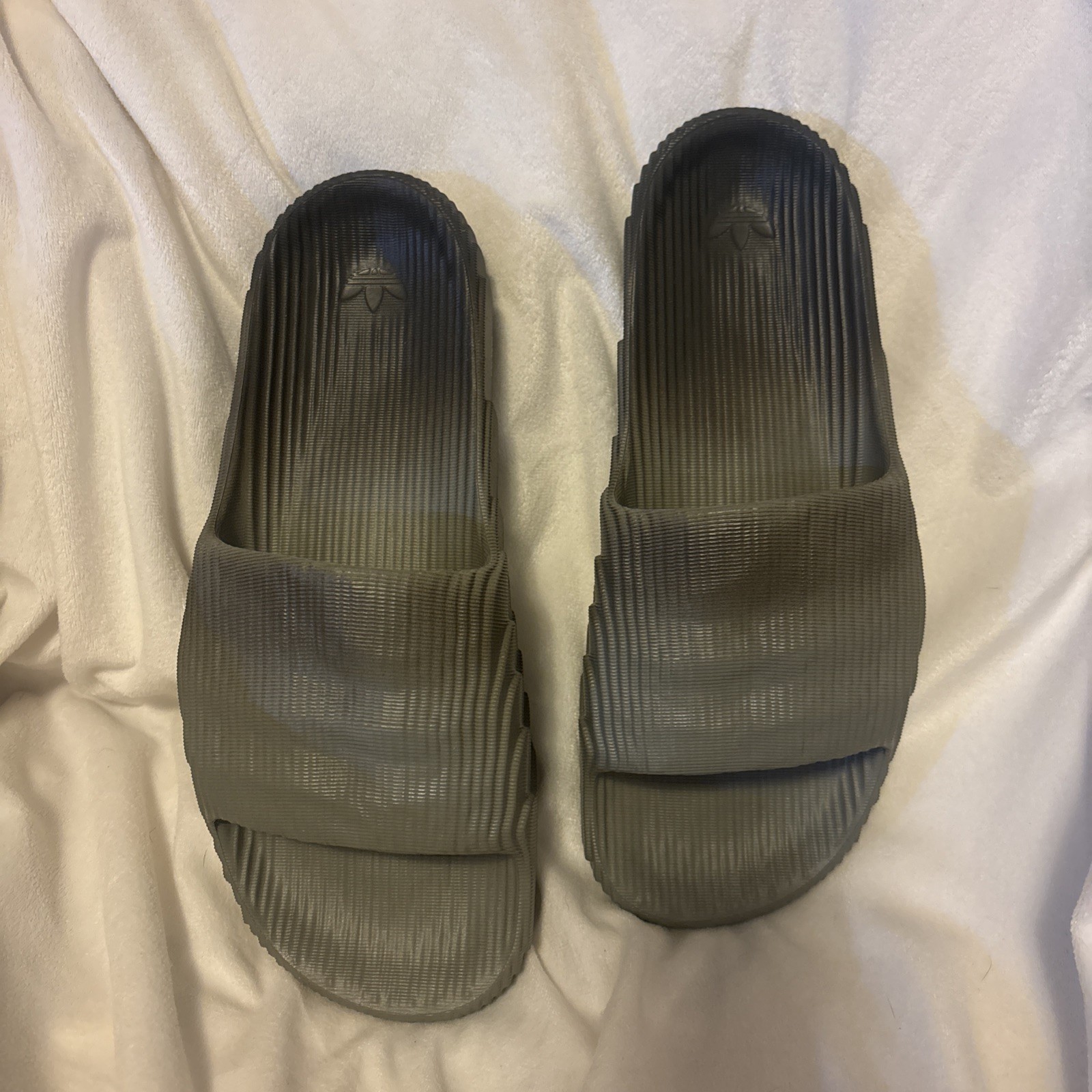 Adidas Adilette 22 Slide. Mens size UK 12 /US 13Color Gray. New without box.