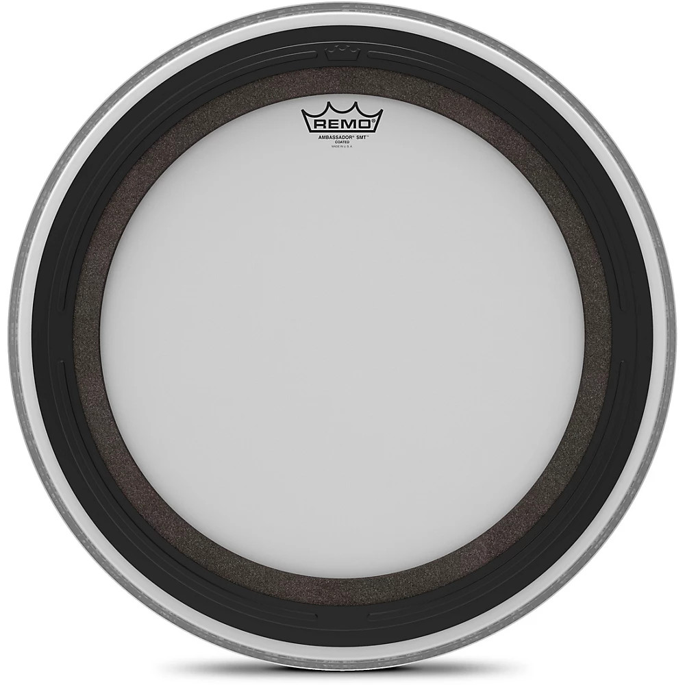 Remo Ambassador SMT Coated Bass Drum Head 20 in. White