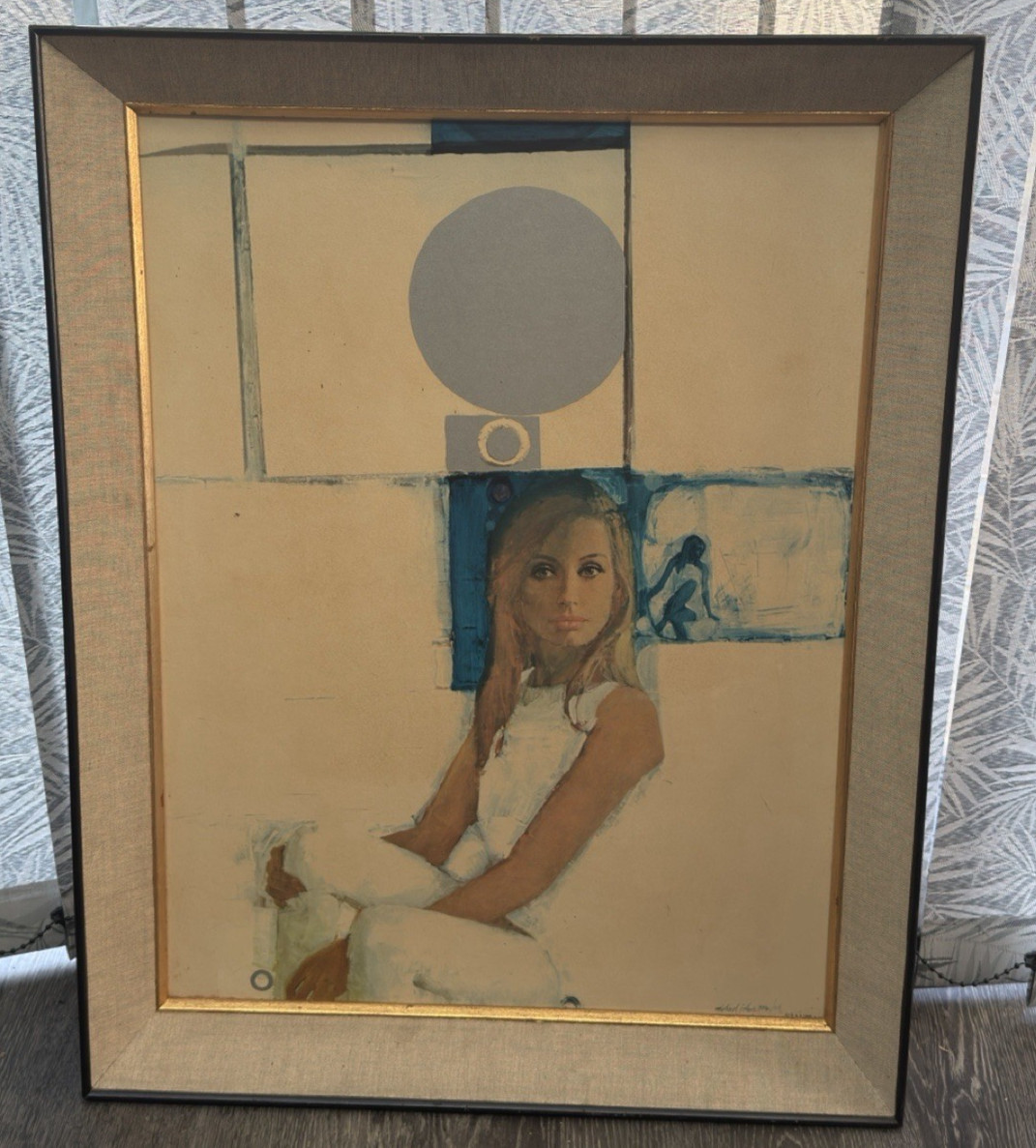 Pop Art Mixed Media Michael Johnson Colour On Board Jane Lumb 1968