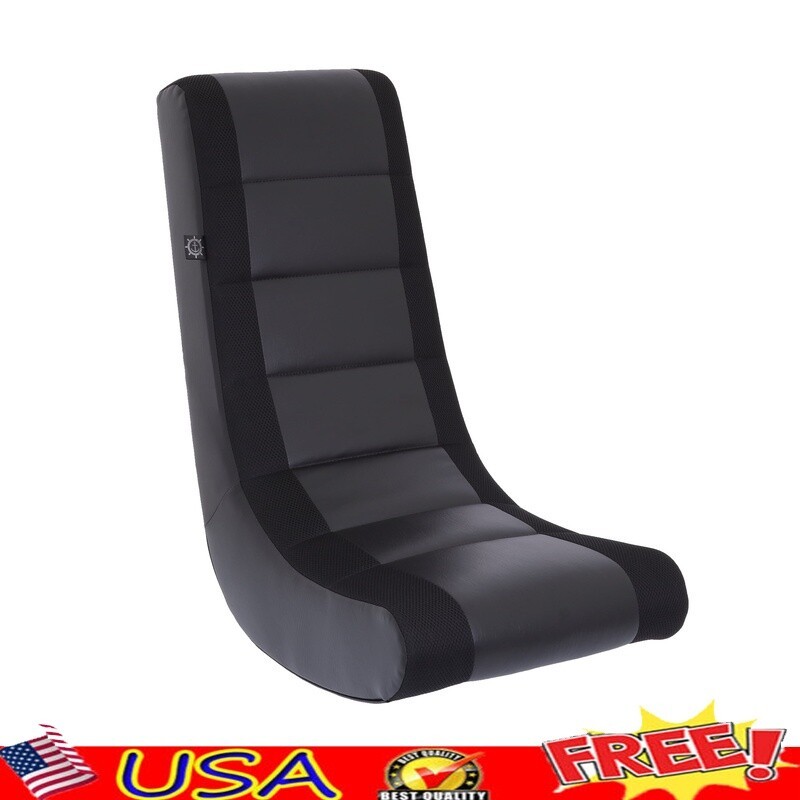 Classic Video Rocker Gaming Chair Kids Teens Ergonomic Floor Chair Gaming Seat