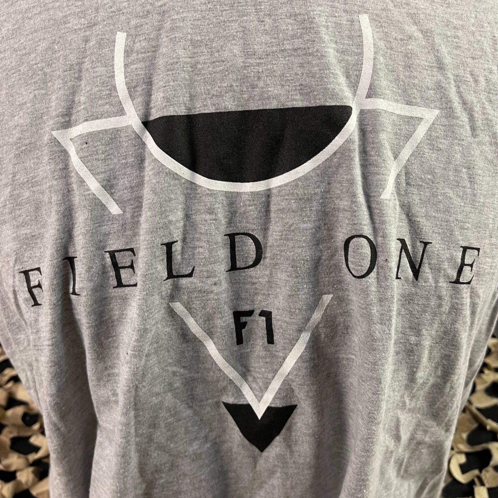 NEW Field One Basic T-Shirt - Grey - Small