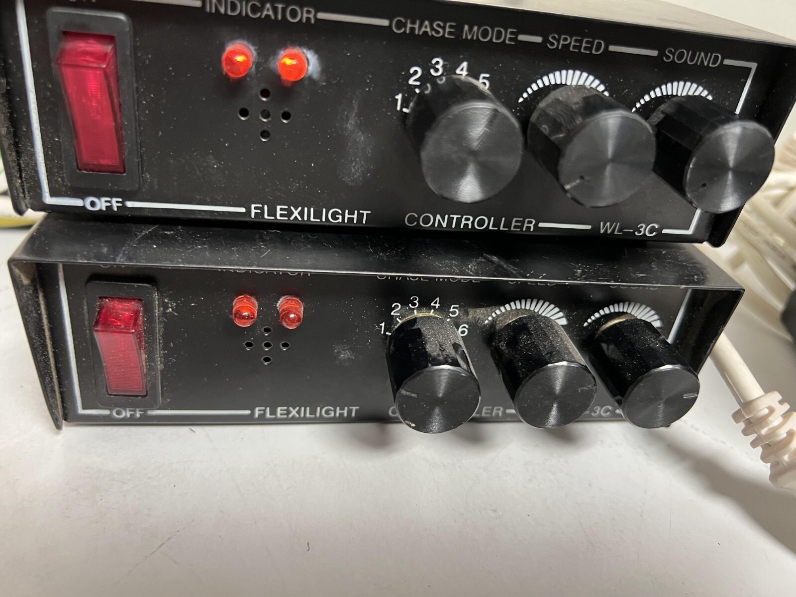 Lot of 4 Flexlight WL-3C-Wire 1/2” Rope Light 120V Controller 960W Chaser Party