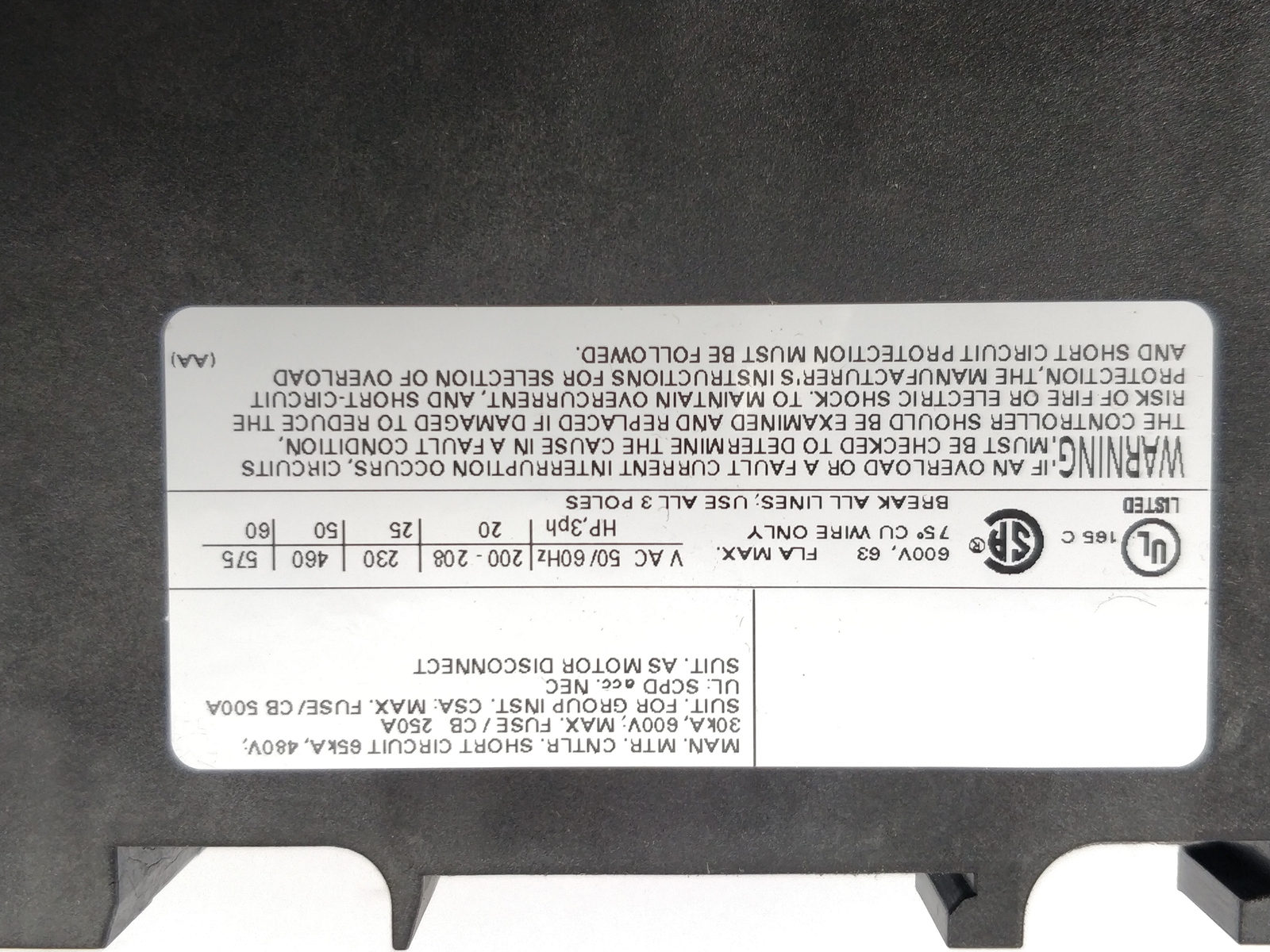 ABB 1SAM560000R1007 MO495-63