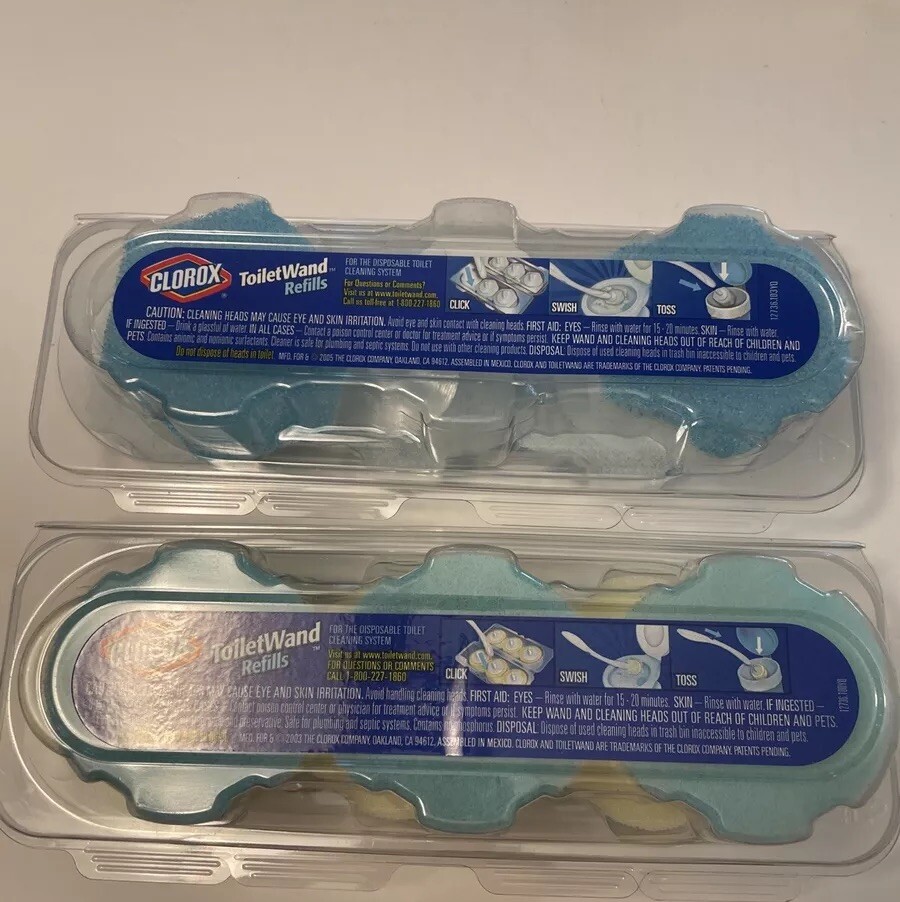 Clorox ToiletWand Disinfecting Refills Disposable Wand Heads Lot Of 11 NOS
