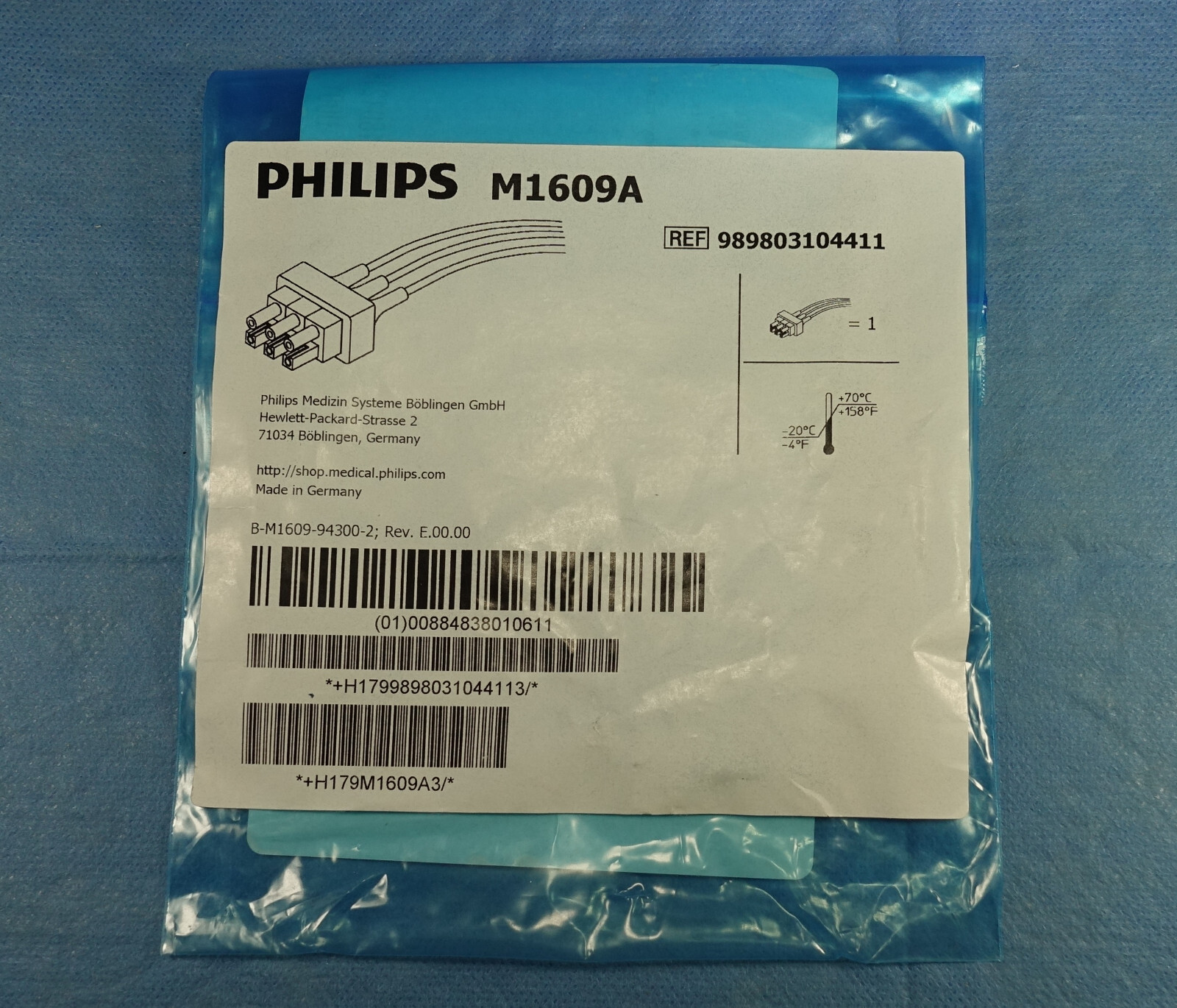 Philips M1609A ECG Patient Leads - NEW