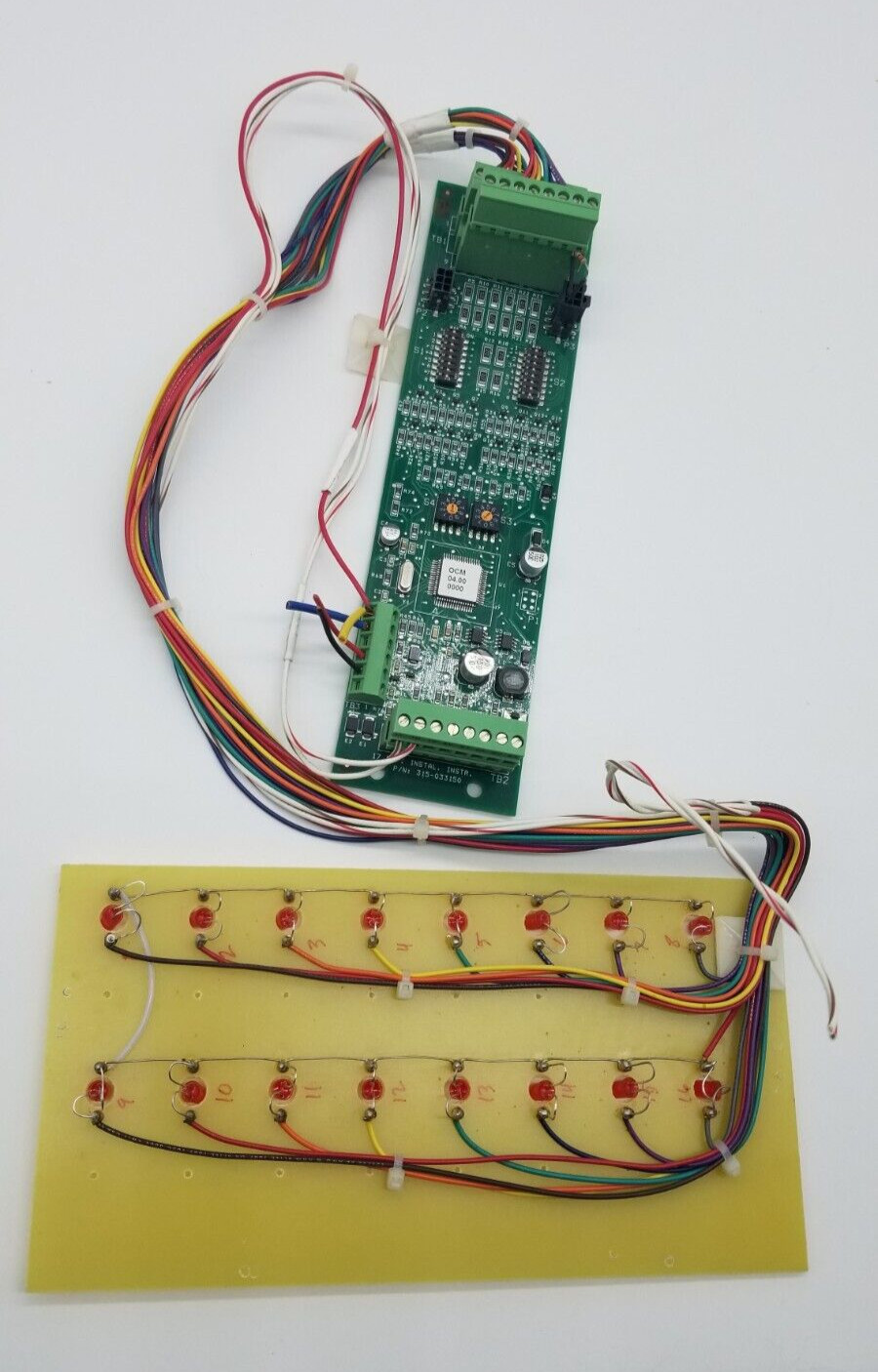 SIEMENS OCM-16 500-033150 16-zone LED Annunciator board - Output Control Module