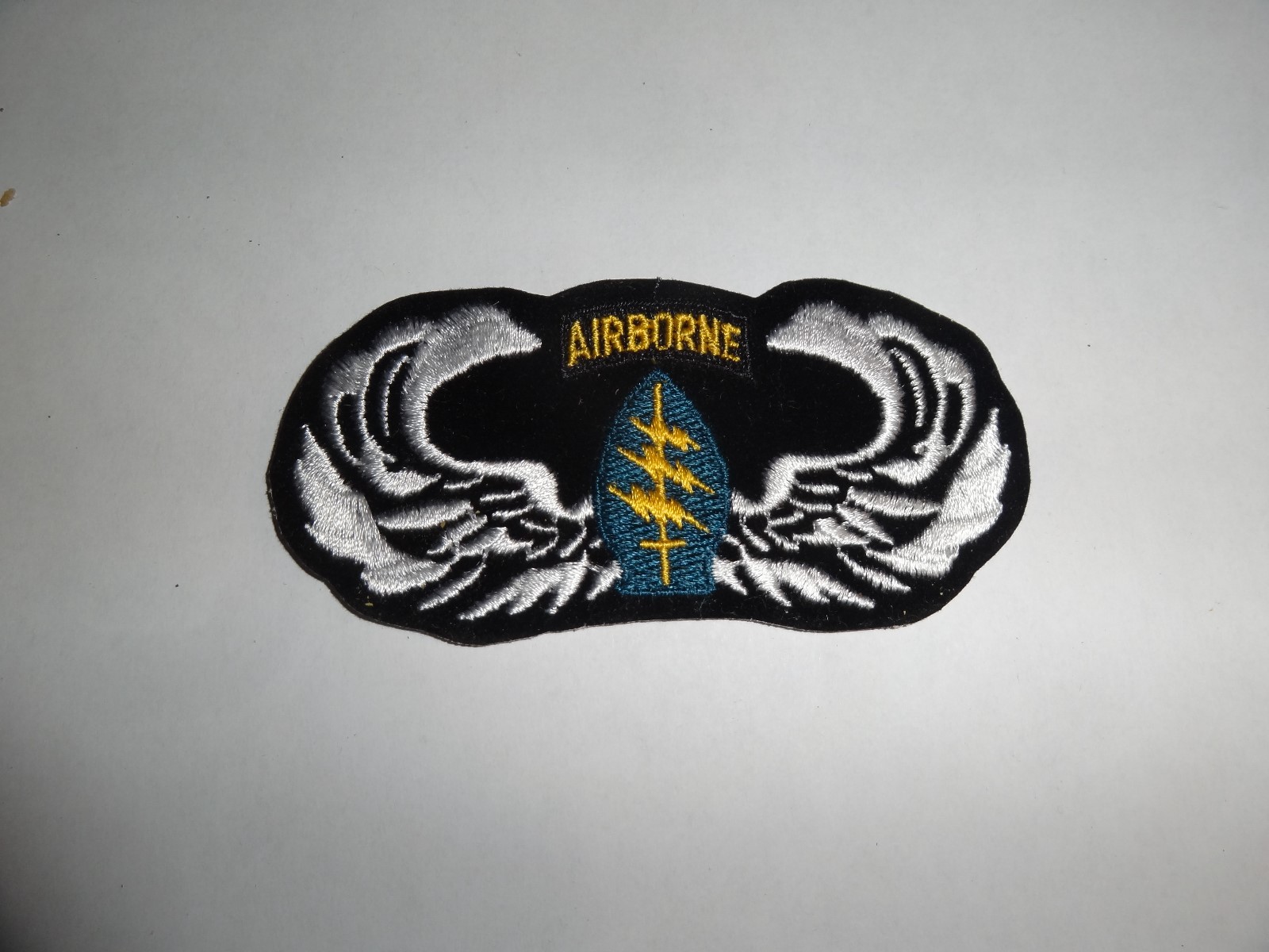 MILITARY PATCH SEW ON AIRBORNE PARACHUTE JUMP WINGS SPECIAL FORCES 4 INCHES