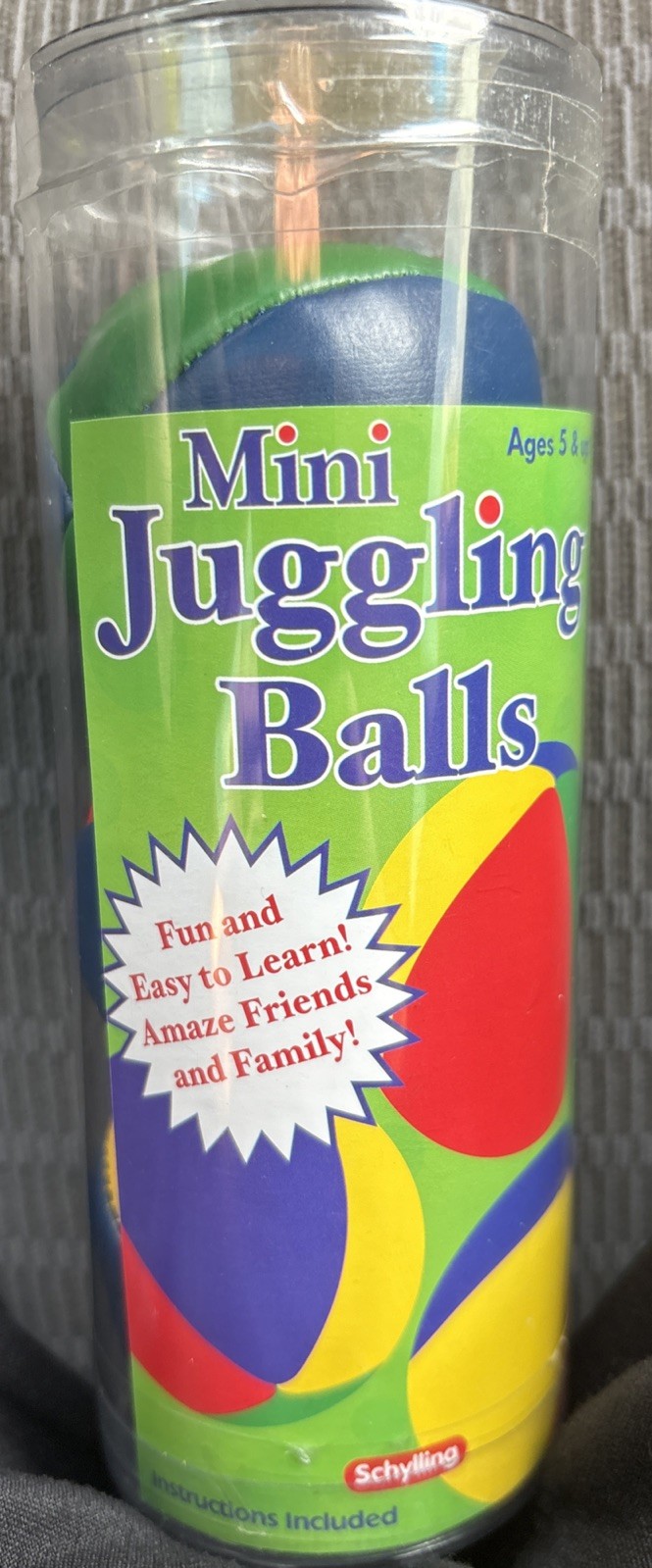 Schylling Juggling Balls Multicolor - Seen in Baby Einstein Series -