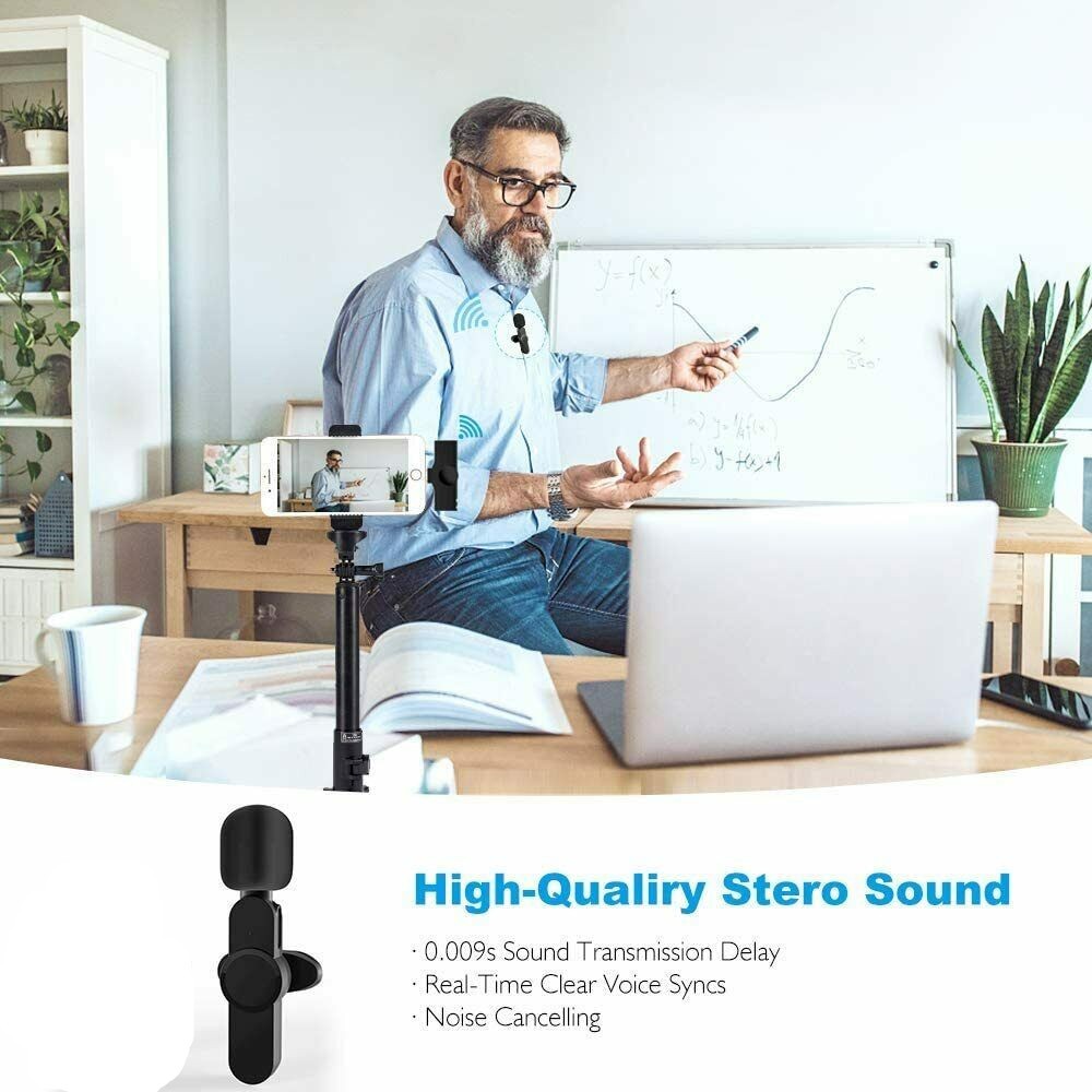 Wireless Microphone Mini Audio With Type-C Receiver For Conference Interview A