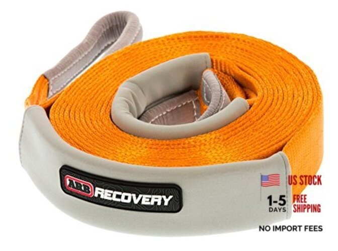 4x4 Accessories 705LB Recovery Snatch Strap Orange 30' x 2 3/8", Load