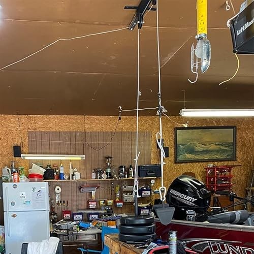 Ceiling Mount Gym Pulley System Stand, LAT Pulldown Squat Rack Attachments for D
