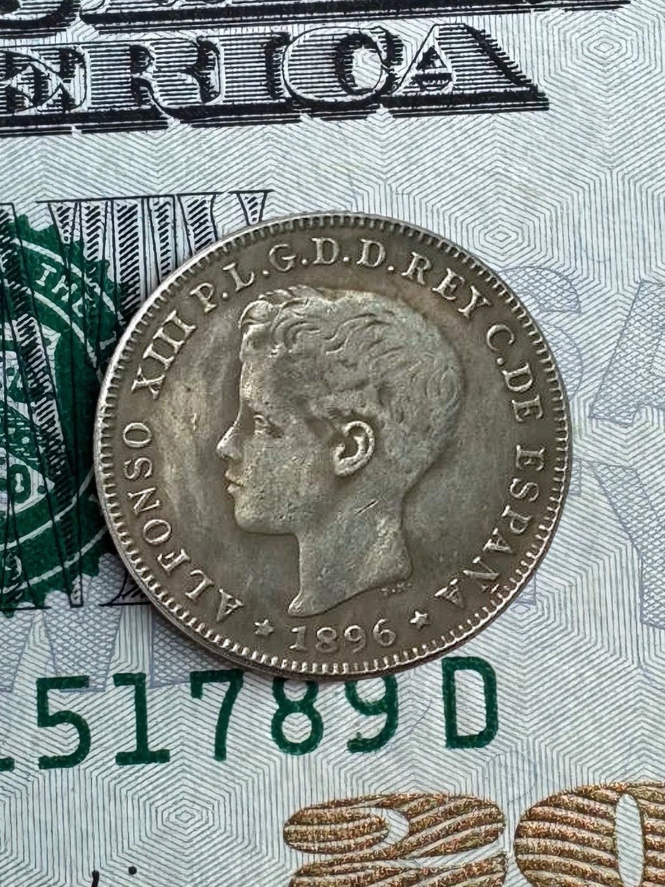 1896 Puerto Rico 40 centavos