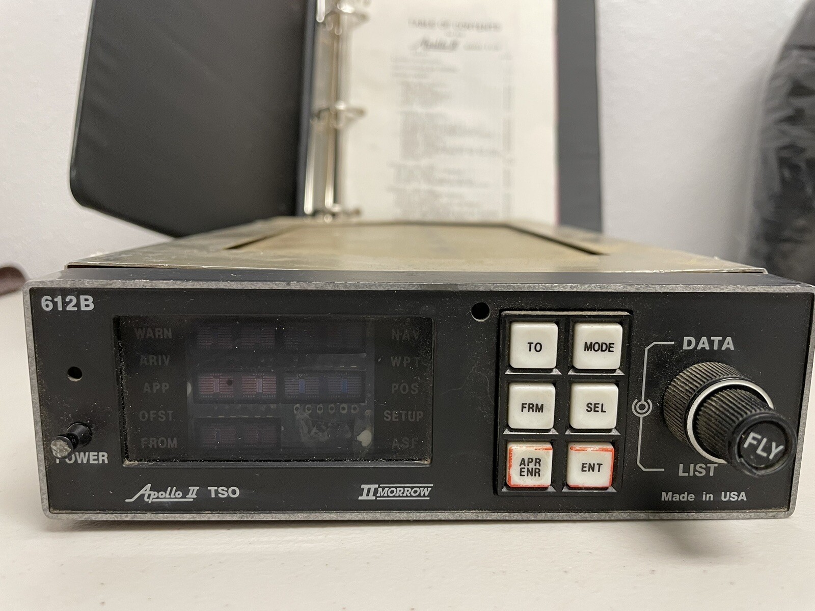 Morrow II / Apollo II TSO 612B GPS Navigator w/Manual - Made in the USA