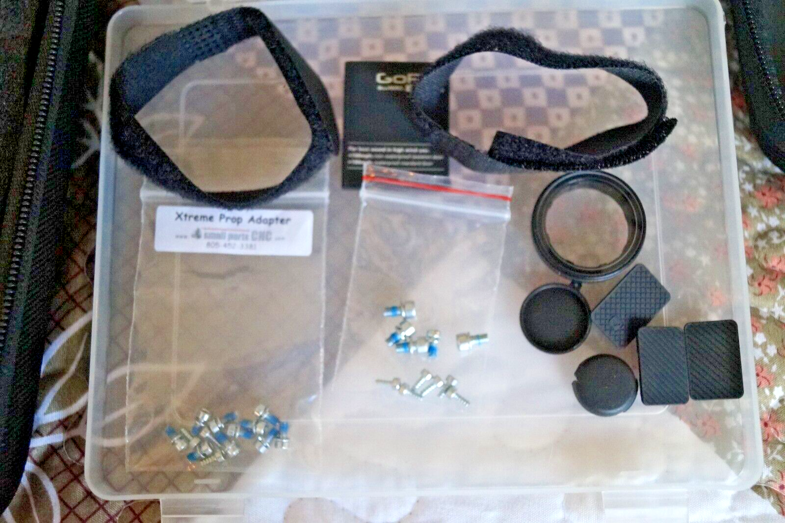 GO PRO & COMPATIBLE PORTABLE CAMERA ACCESSORIES 95 PC LOT + CASES