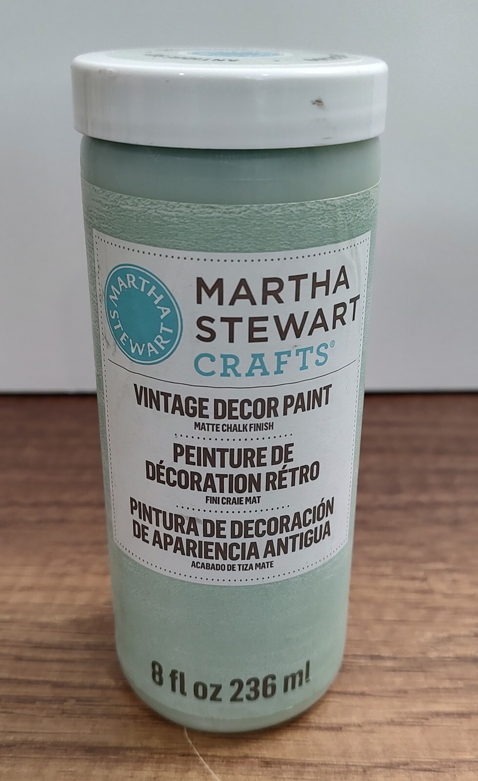 Martha Stewart Vintage Decor Paint Antique Sky Matte Chalk Finish Discontinued