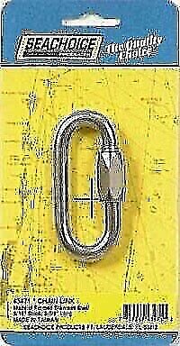 SEACHOICE 43471 Stainless Steel Chain Link with Threaded Locking Nut, 5/16-In...