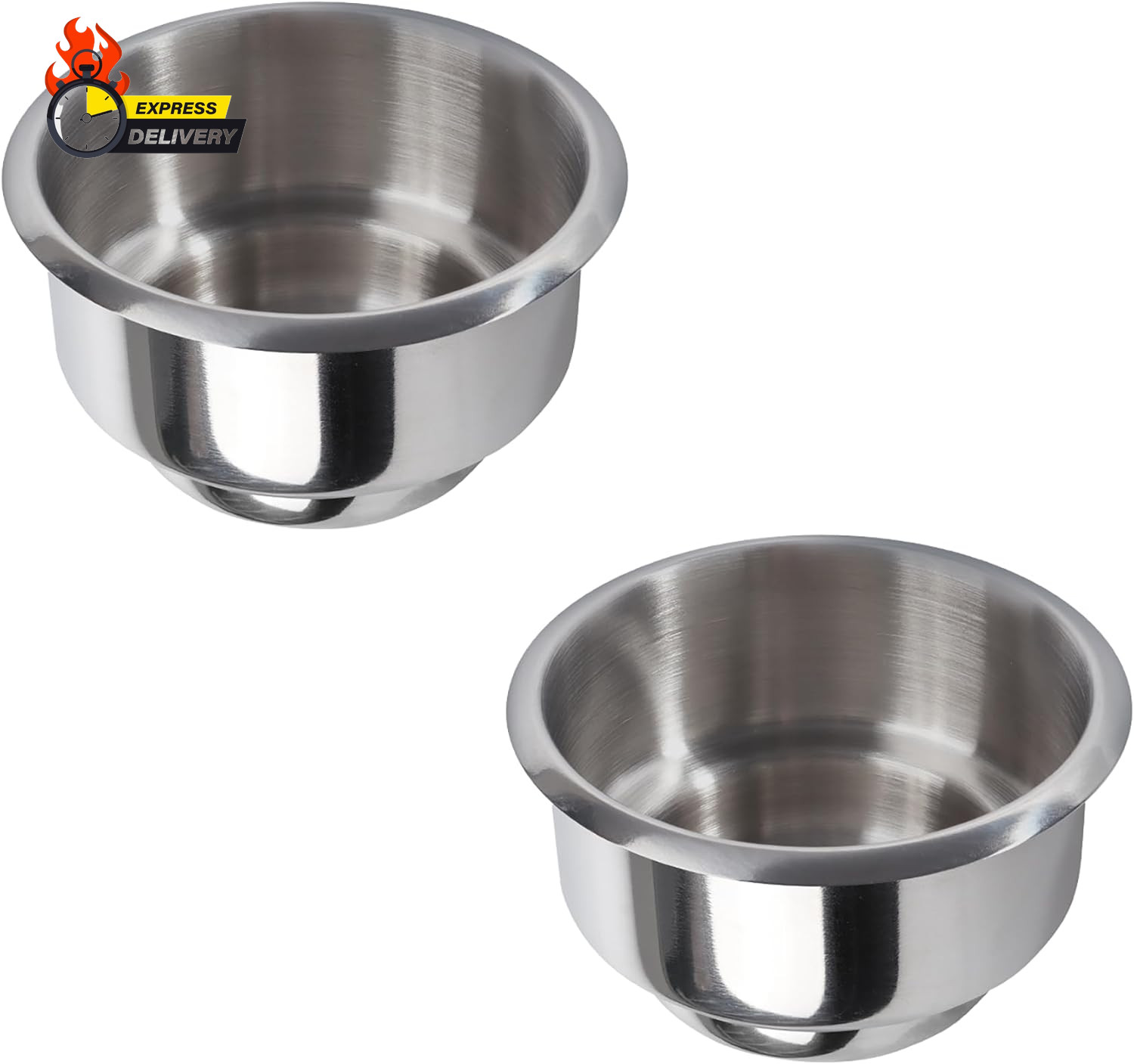 Stainless Steel Cup Holder, Drop-In Cup Holder for Casino Poker Tables, Work Des