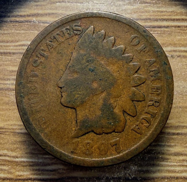 1897 Indian Head Cent - Actual Coin Shown - Free Shipping & Tracking INV#106