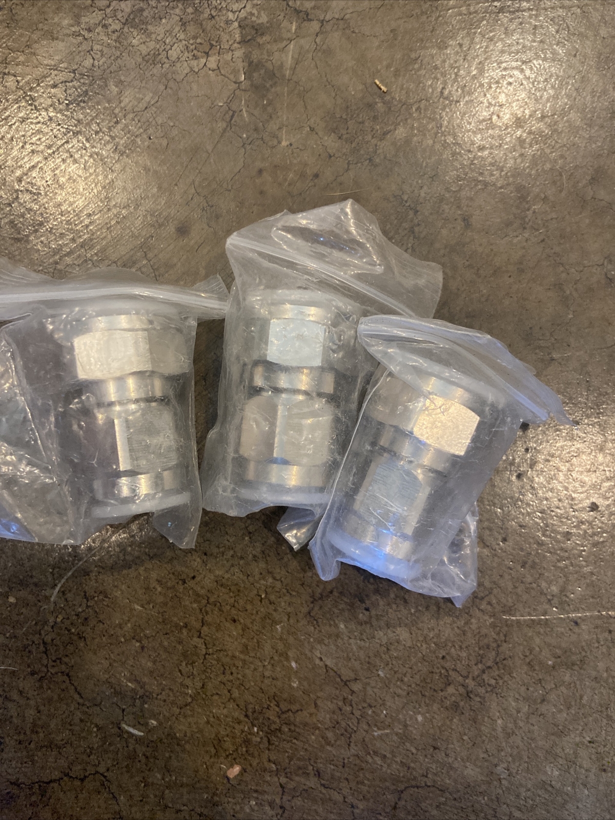 Lot of 3 RF Industries RFN-1045-4 ADAPTER, N MALE TO 4.1/9.5 MALE; WB-G-T