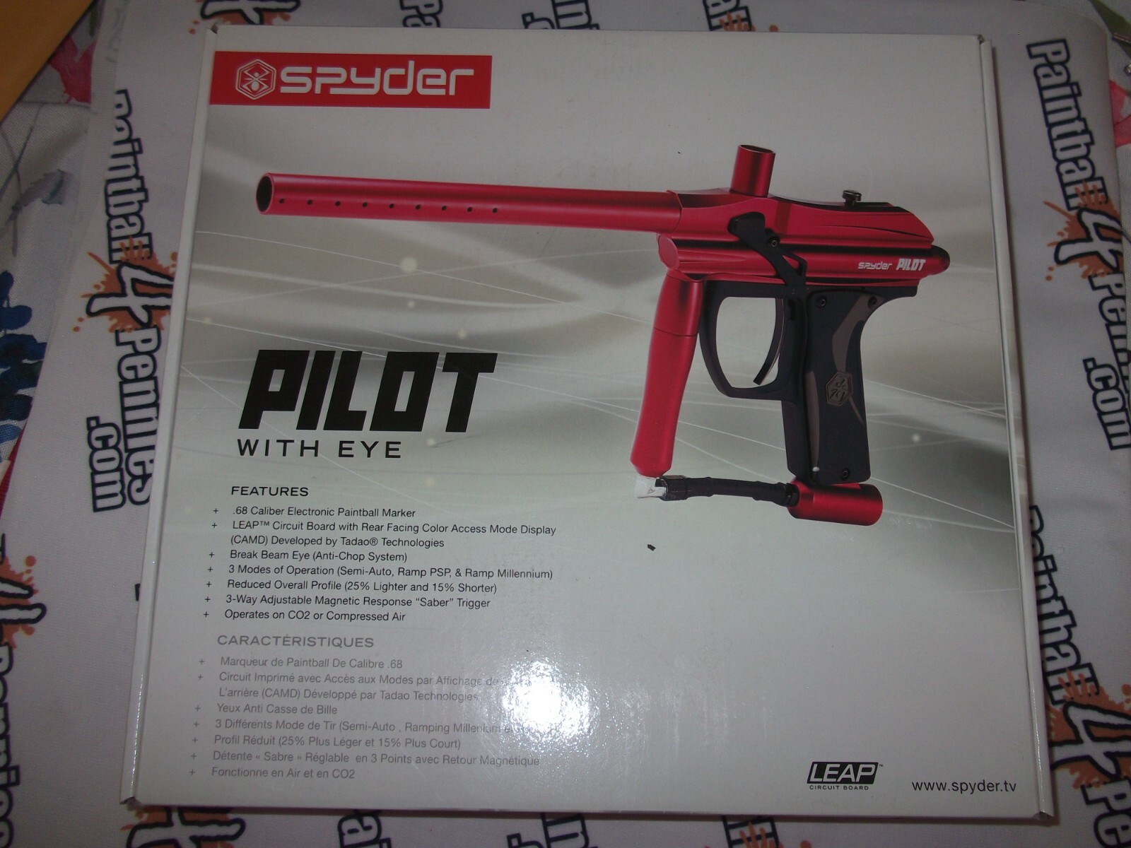 Spyder Pilot  New old stock for parts or fixed Red