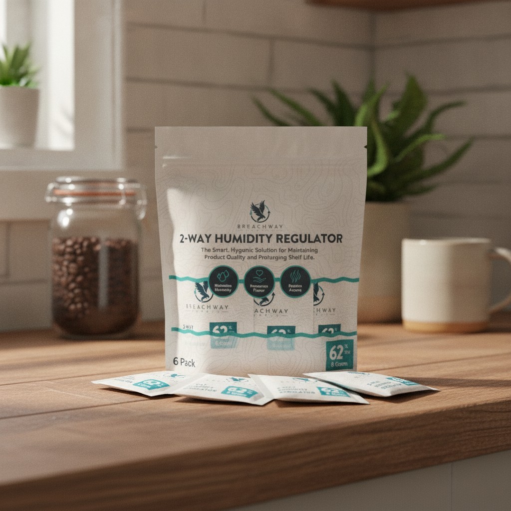 62% RH Size 8 | 6 Pack Two-Way Humidity Control Packs | For Storing 1 oz | Mo...