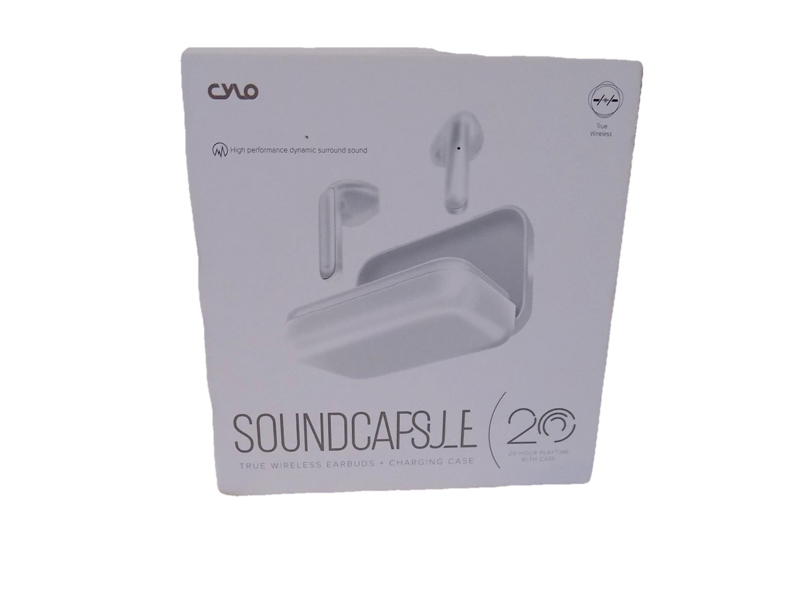 Cylo Soundcapsule wireless earbuds and charging case NEW & SEALED