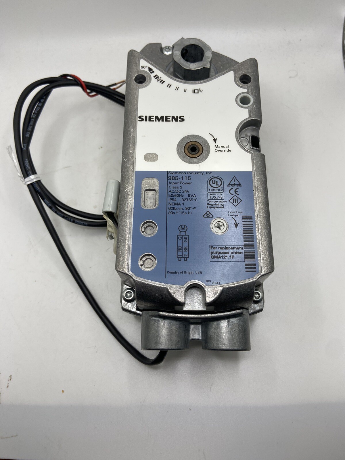 Siemens GMA121.1P Actuator