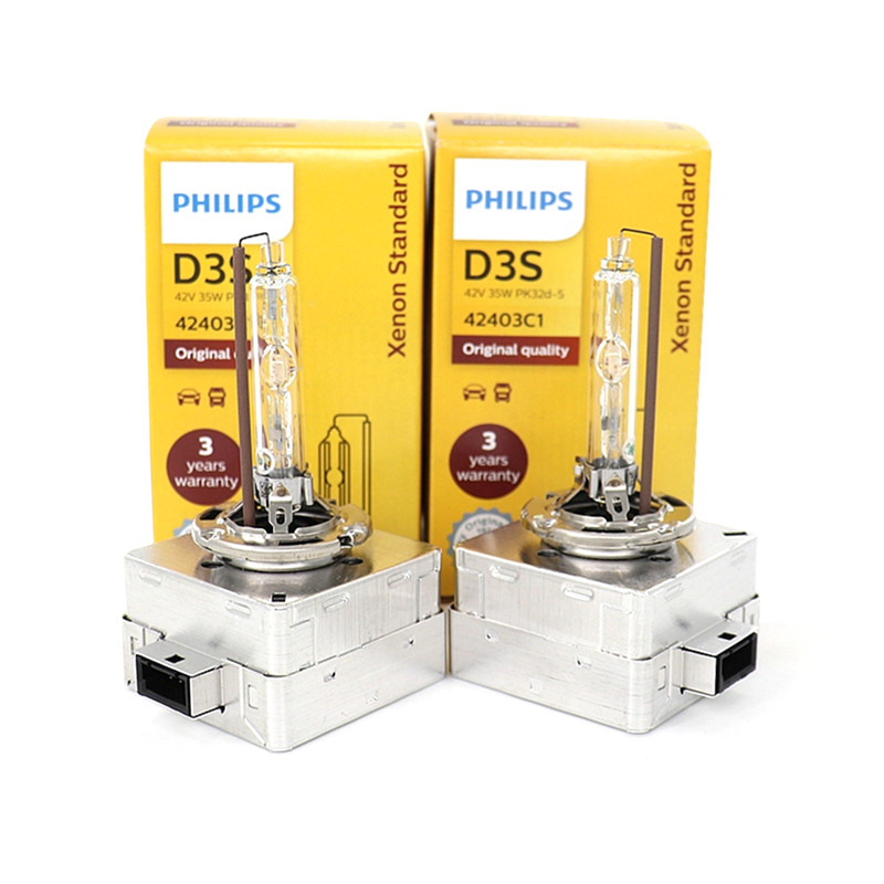 2x Philips D3S 42403C1 Xenon  Car Headlight 4200K 35W PK32d-5 HID Xenon Lamp