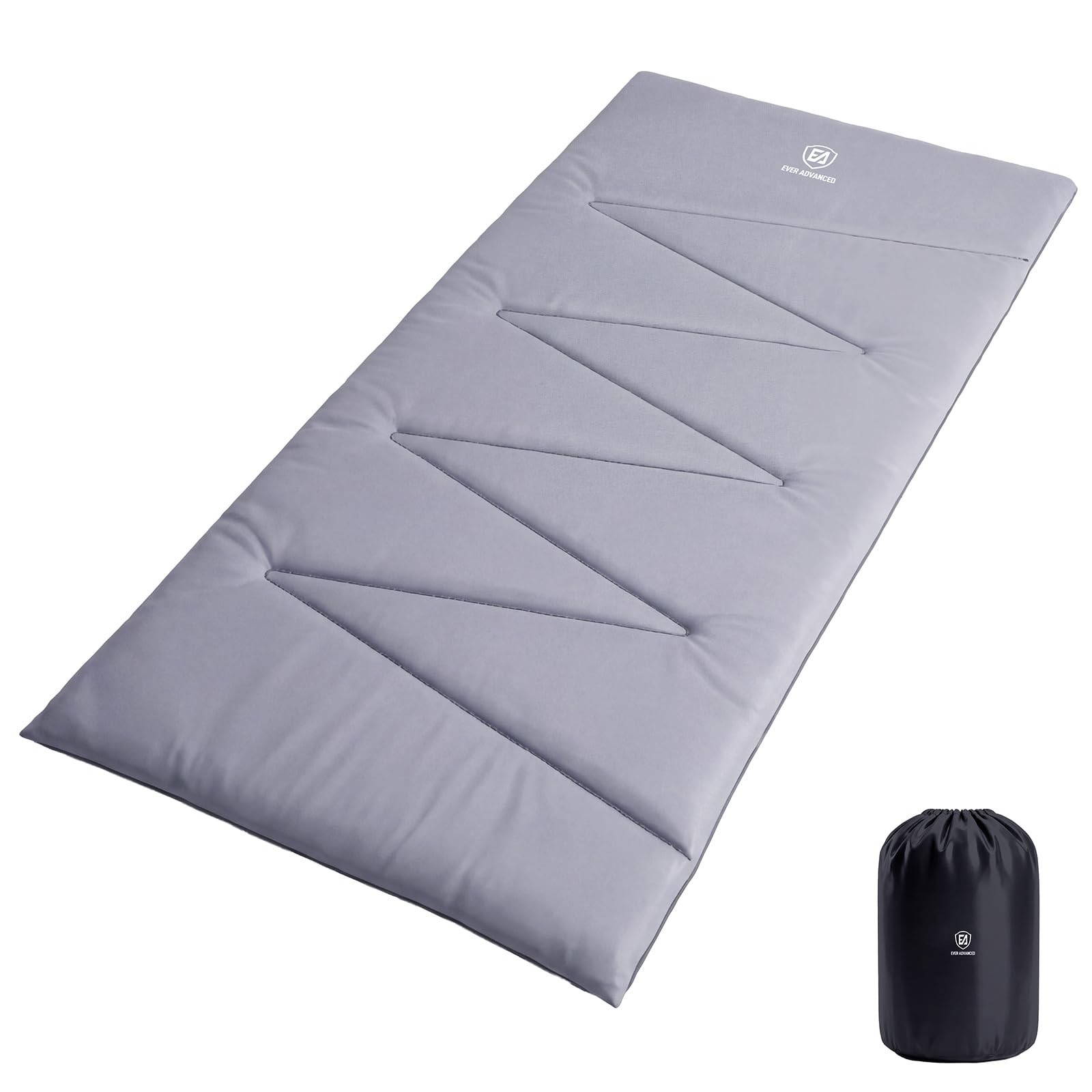 85" Extra Wide Sleeping Pad for Camping, 2.36" Thick Cotton Camping Mattress ...