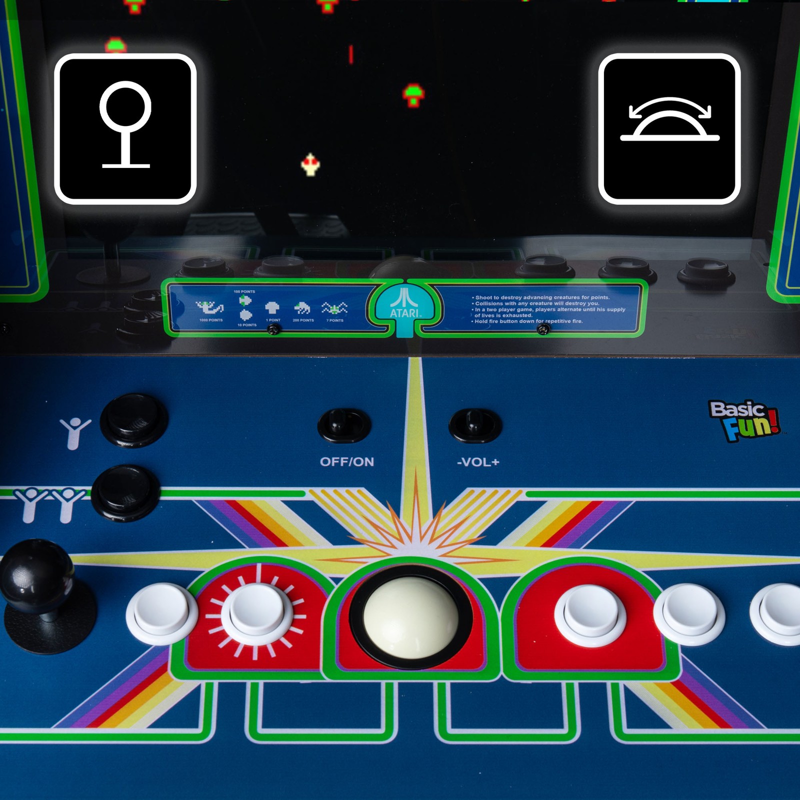 Arcade Classics Atari Ultra Series Arcade Game Cabinet with 17" Screen