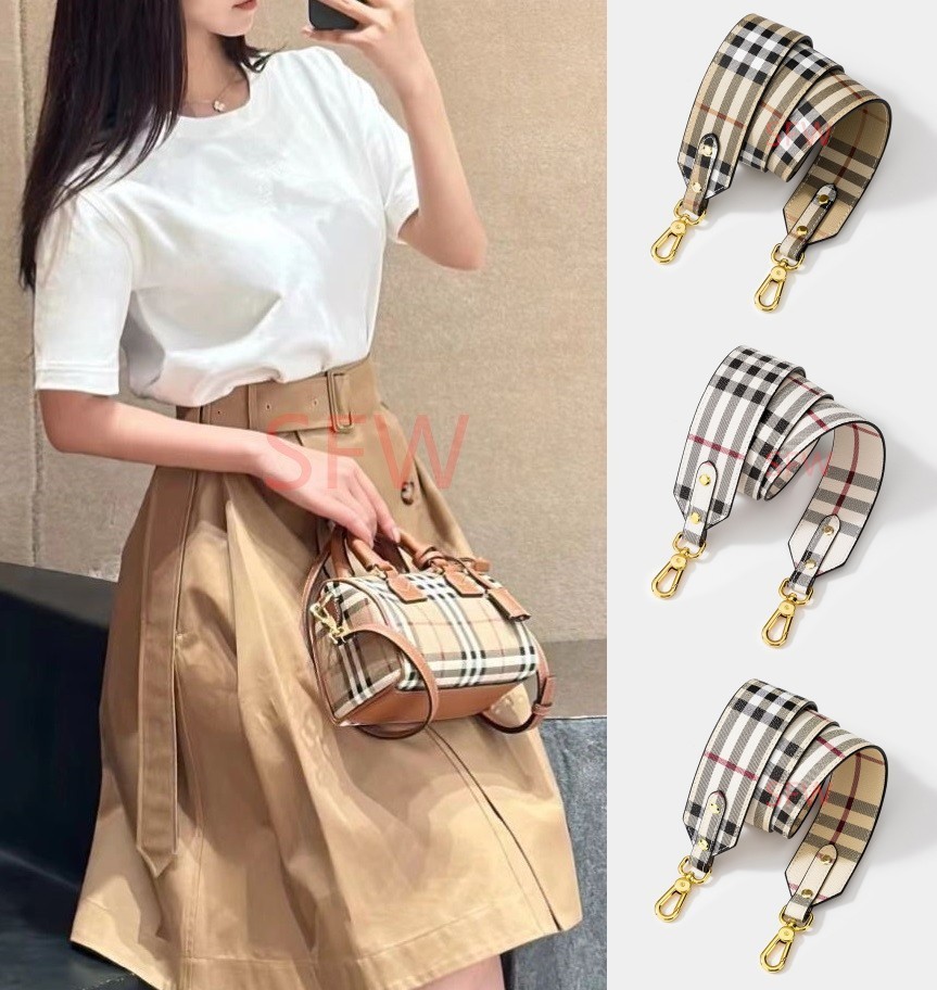 Purse Strap Fit For Burberry Bowling Sport Series Replacement Leather Strap