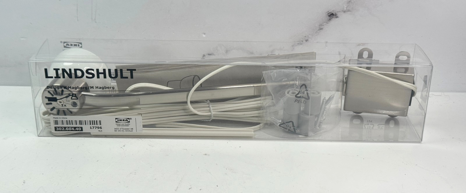 New/Sealed - IKEA Lindshult Hagberg  302.604.40 #17796 Cabinet Light