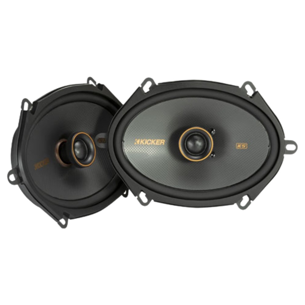 Open Box Kicker KS-Series 51KSC6804 6x8" 2-Way Coaxial Speakers with High Power