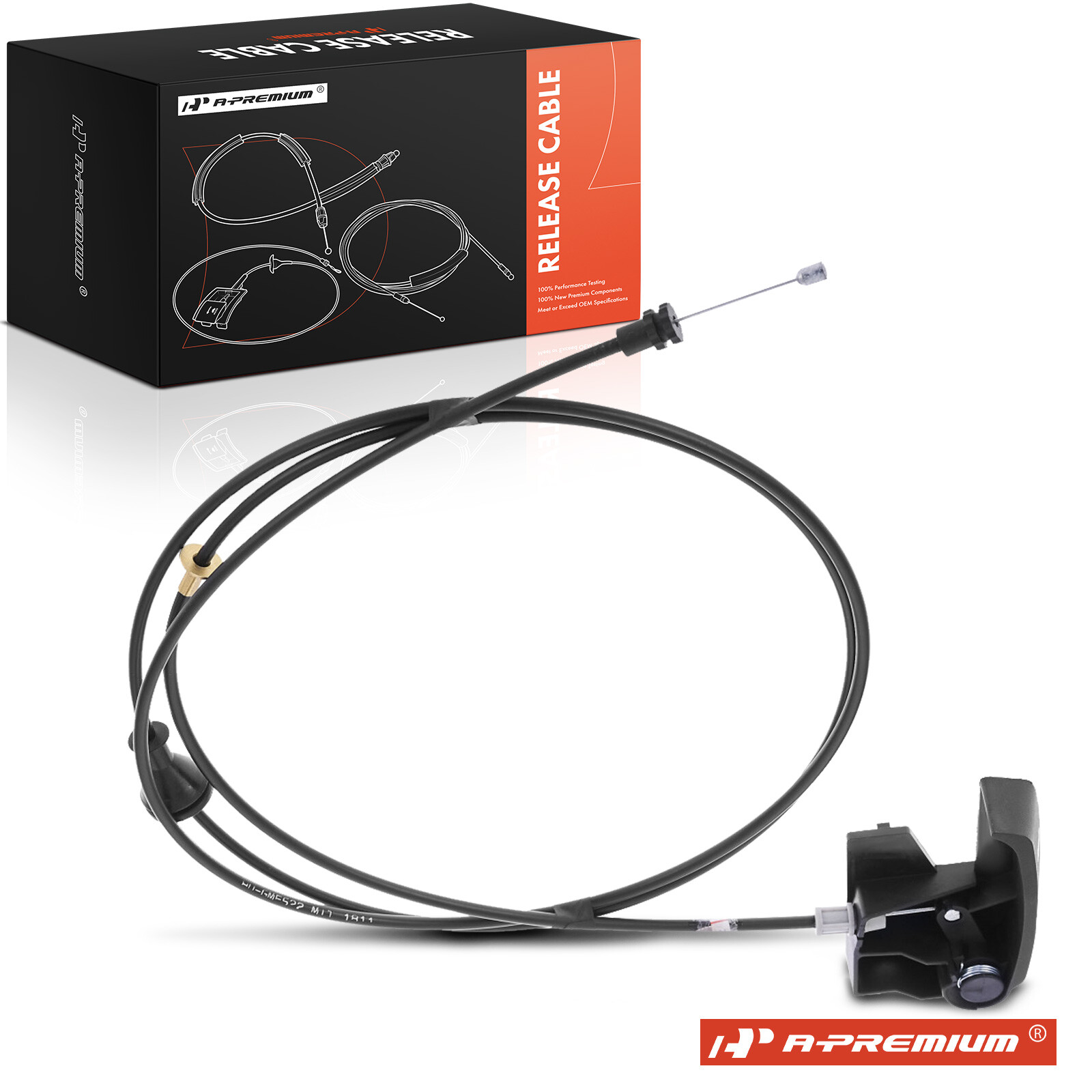 A-Premium Hood Release Cable with Handle for Cadillac Escalade Chevy C2500 GMC