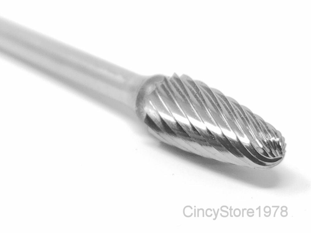 SF51S Tree Shape Carbide Burr Bur Tool Die Grinder Bit 1/8"  NEW