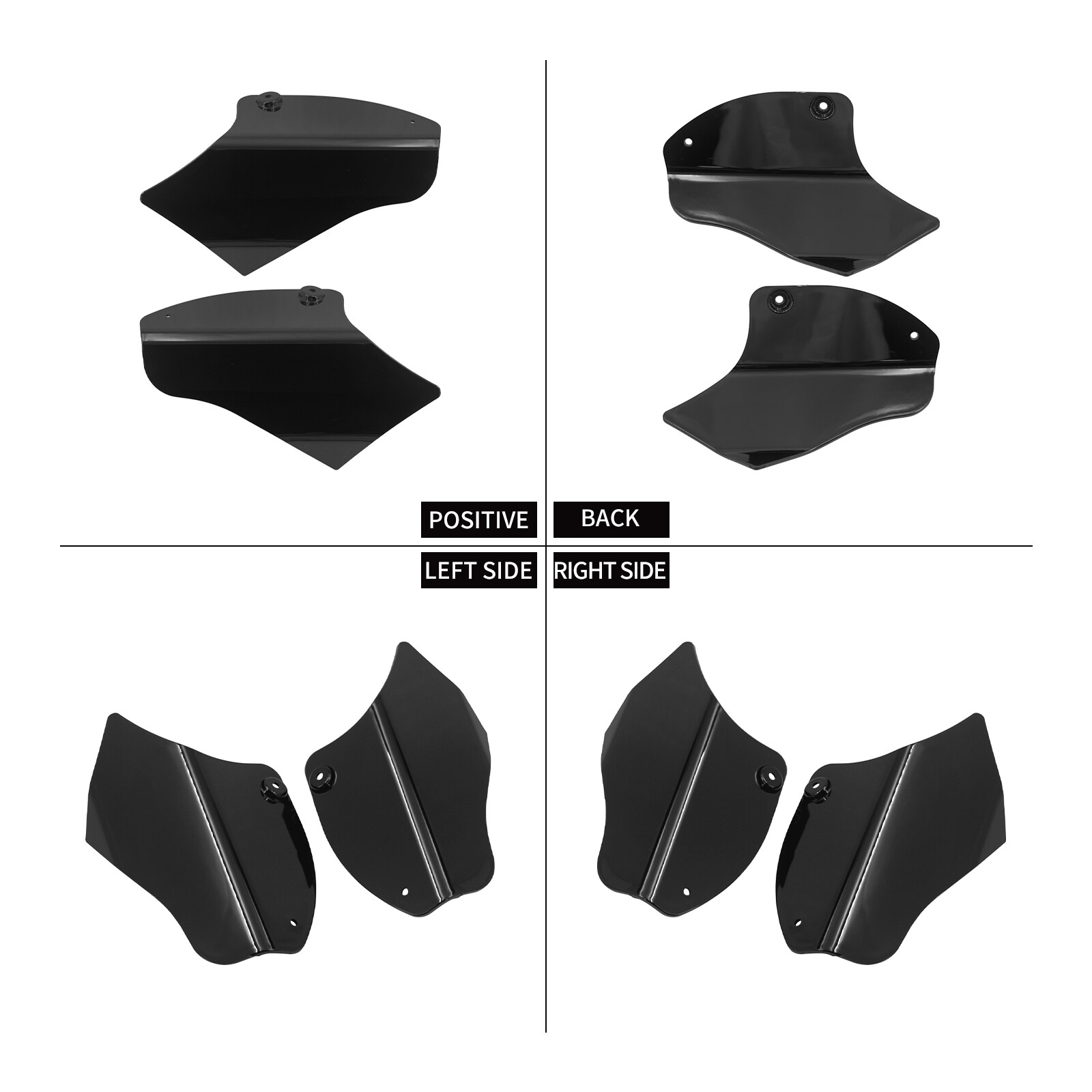 Mid-Frame Air Deflector Heat Shield Fit For Harley Softail 2000 - 2017 Fatboy