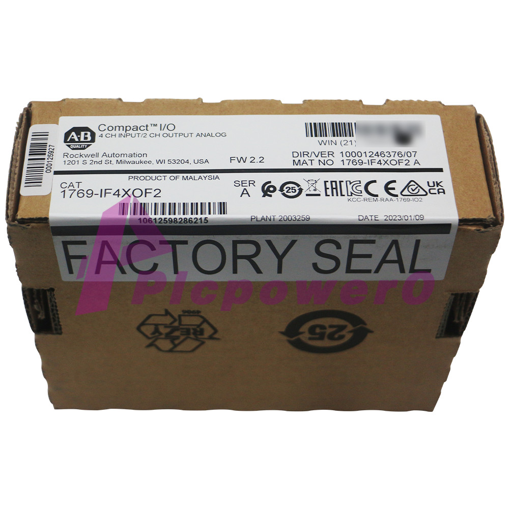 New Sealed Allen Bradley 1769-IF4XOF2 CompactLogix 6 Pt A/I and A/O Module