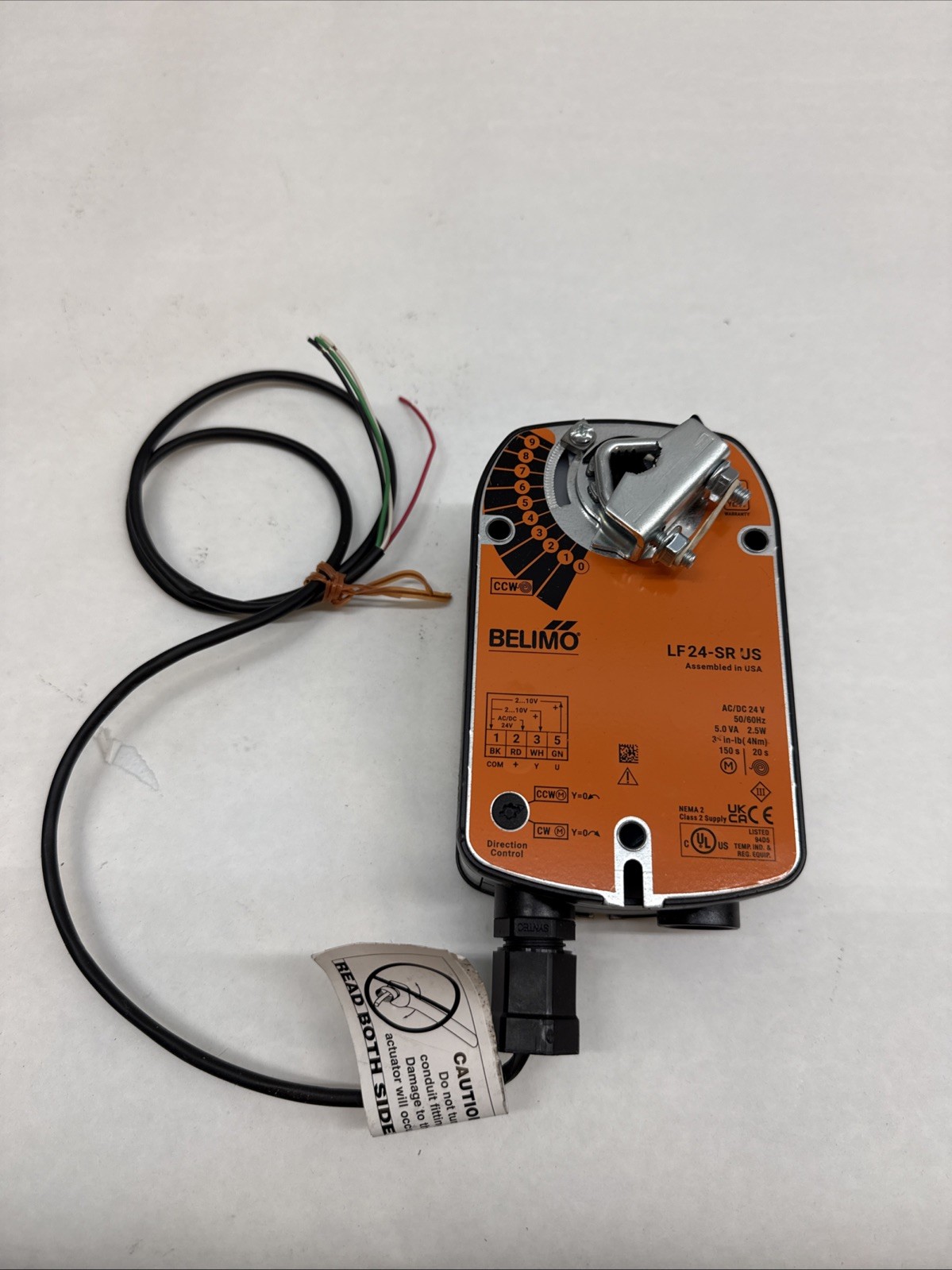 BELIMO LF24-SR US Spring Return Damper Actuator