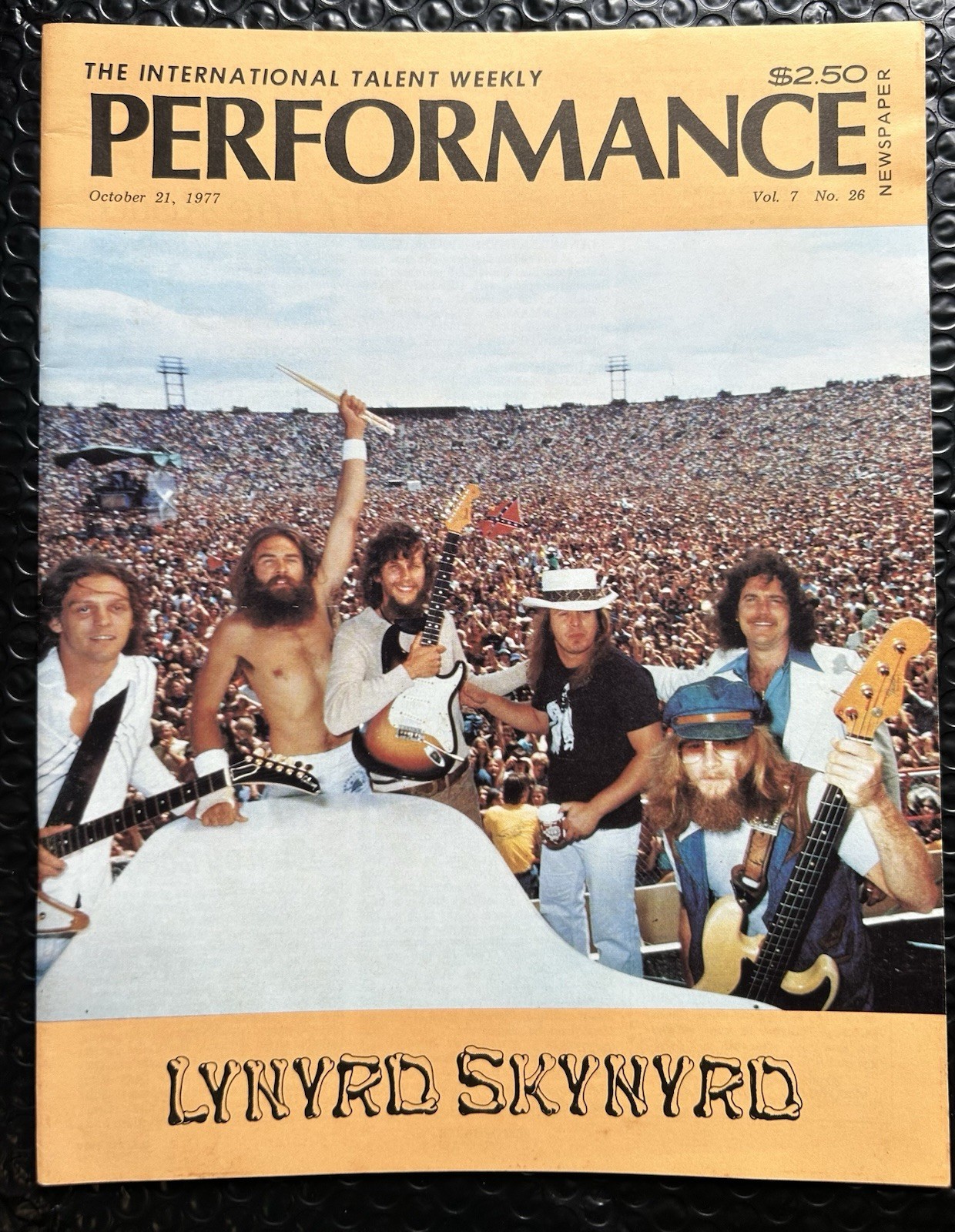Performance Newspaper International Talent Weekly Magazine Lynyrd Skynyrd Oct 77