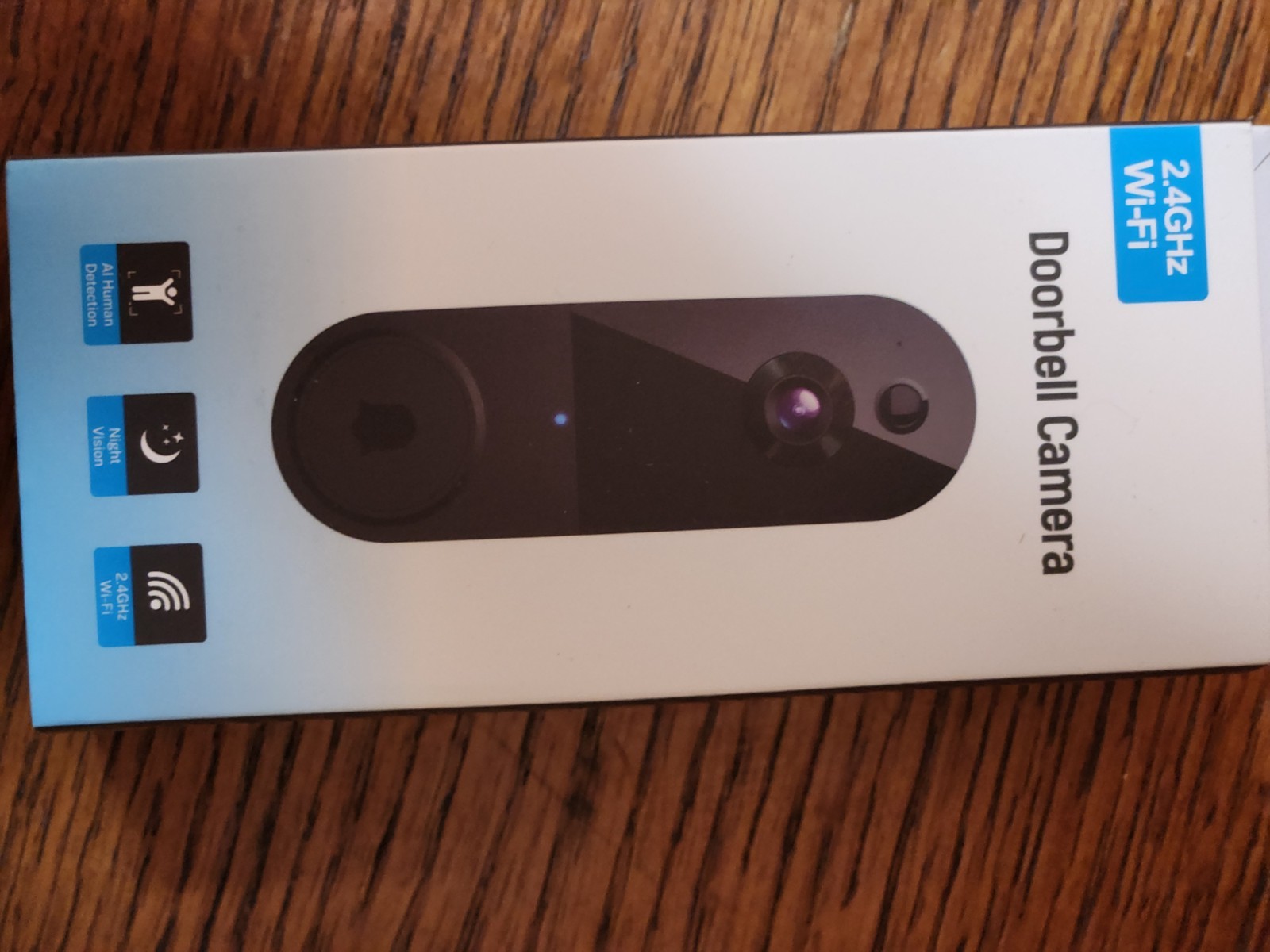 Wireless Wi-Fi Video Doorbell Camera Night Vision AI Human Detection