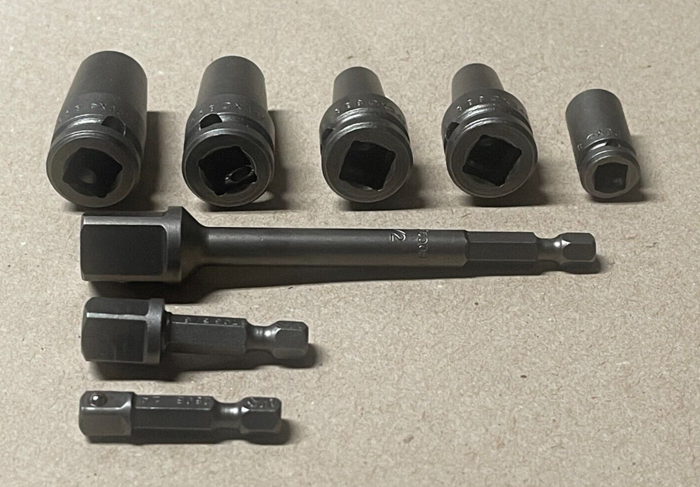 8 Piece Apex Bit Extensions/Holders Starter Set (Aviation)