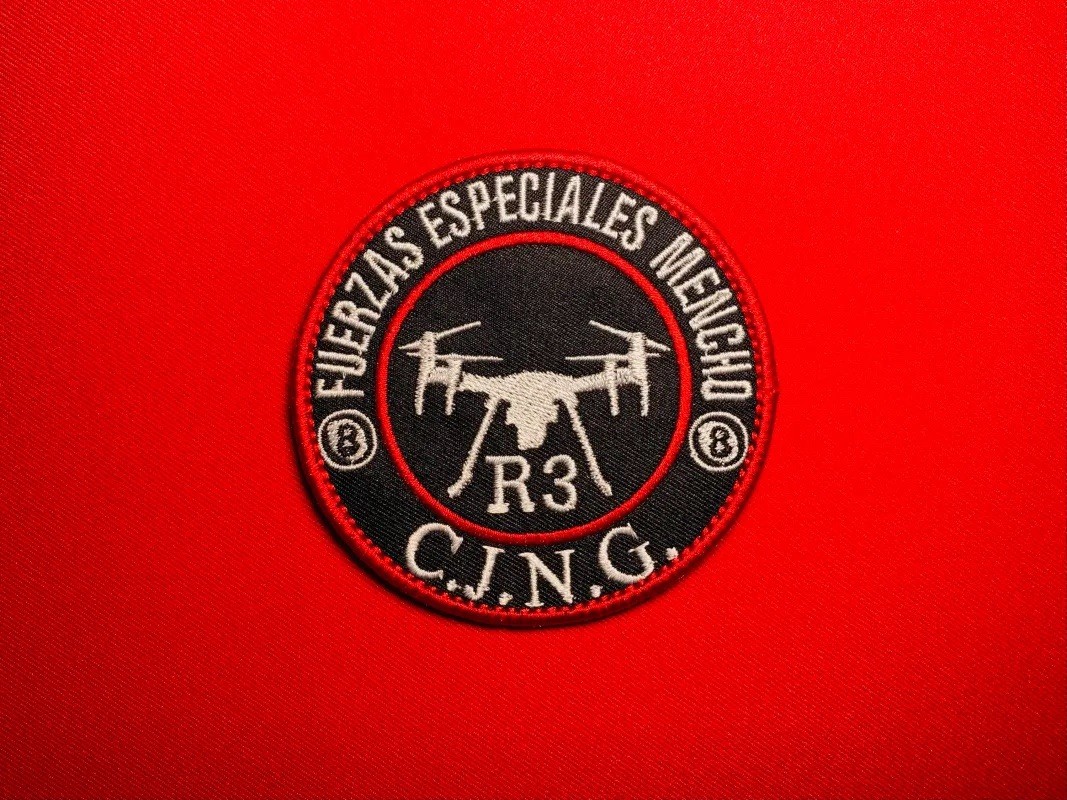 CJNG Fuerzas Especiales Mencho R3 Patch -3.5”-Hook and Loop Backing