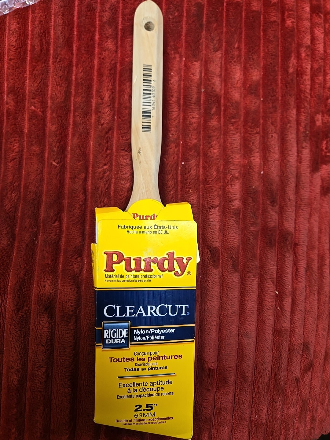 Purdy 144152125 Clearcut Glide Nylon Polyester Angle Trim Paint Brush 2-1/2 in.