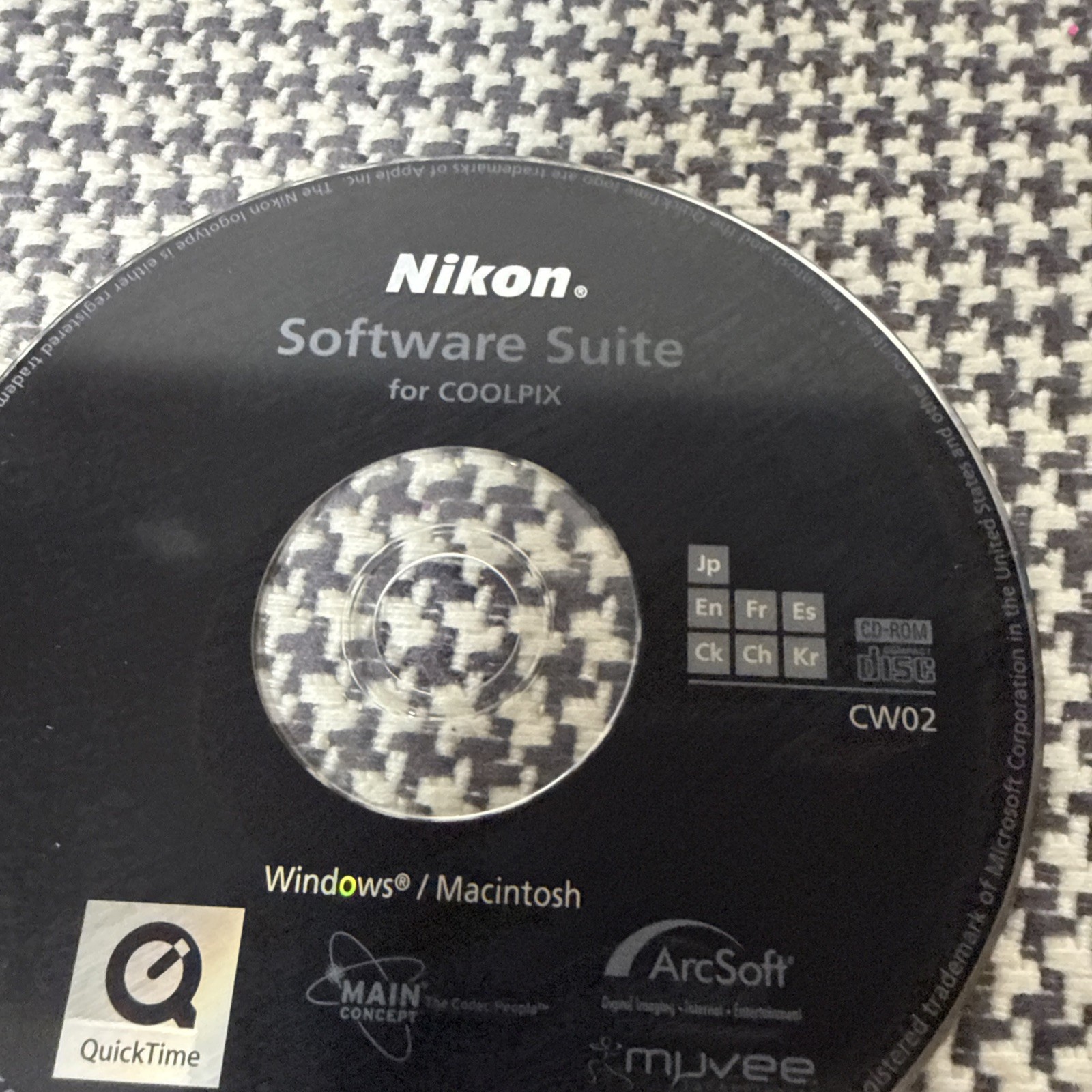 Nikon Software Suite for Coolpix CD-ROM for Windows and Mac - ArcSoft