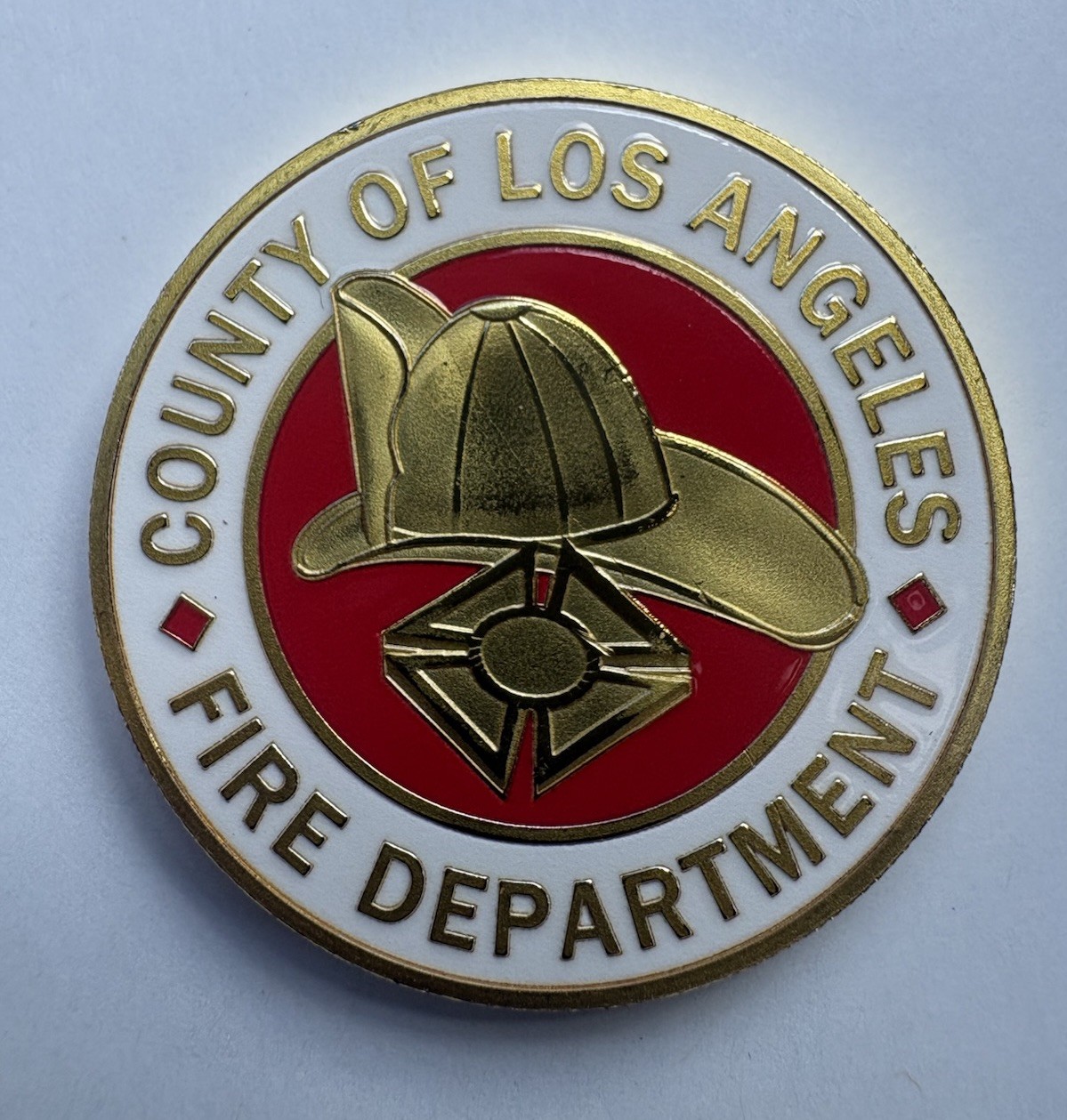 Los Angeles County Fire Department Challenge Coin