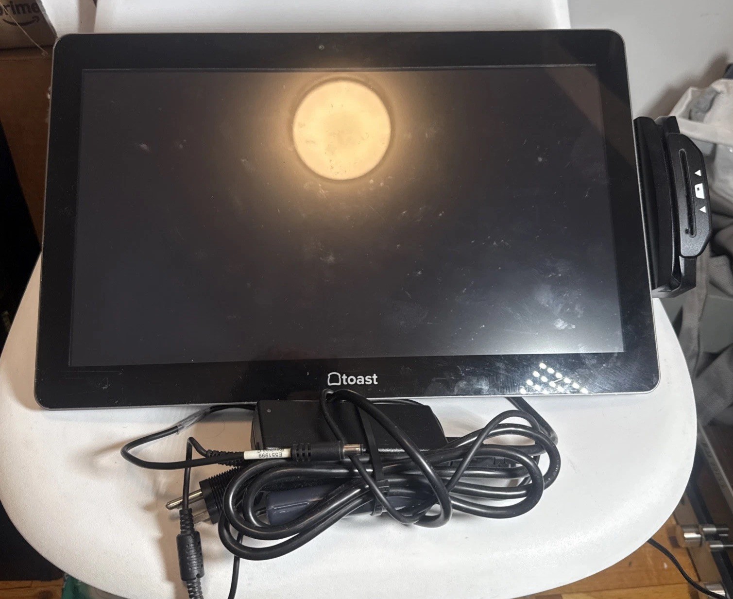 Toast ELO ESY15i1B E277030 PoS Touchscreen AIO  w/ Card Reader AC Adapter