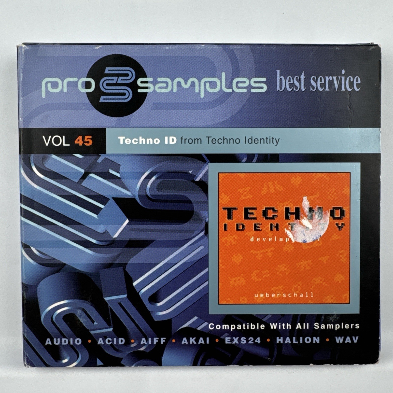 Best Service ProSamples Vol 45 Techno ID Sample Library 2 CD Audio AKAI EXS24
